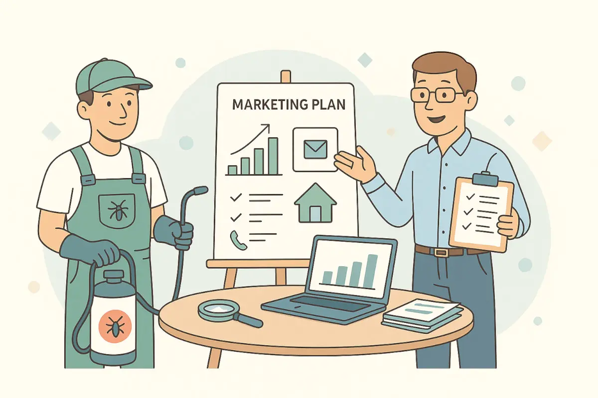Preparing a pest control marketing plan